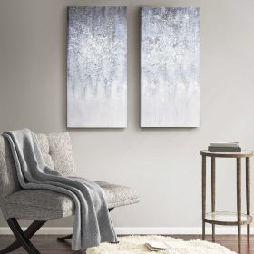 Heavily Embellished 2-piece Canvas Wall Art Set